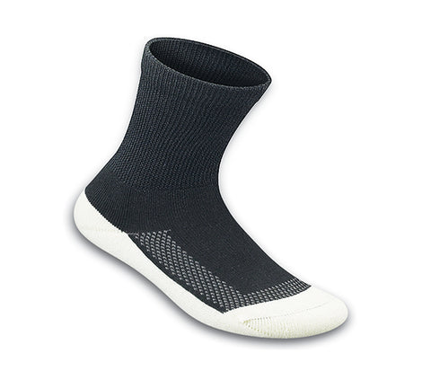 Biosoft Relaxed Fit Unisex Socks Black by Orthofeet