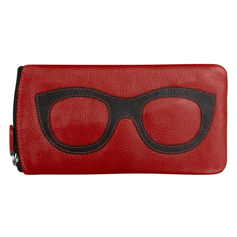 6462 Eyeglass Case Red/Black by ILI