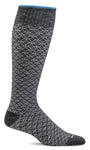Featherweight Fancy Women's Compression Black by Sockwell