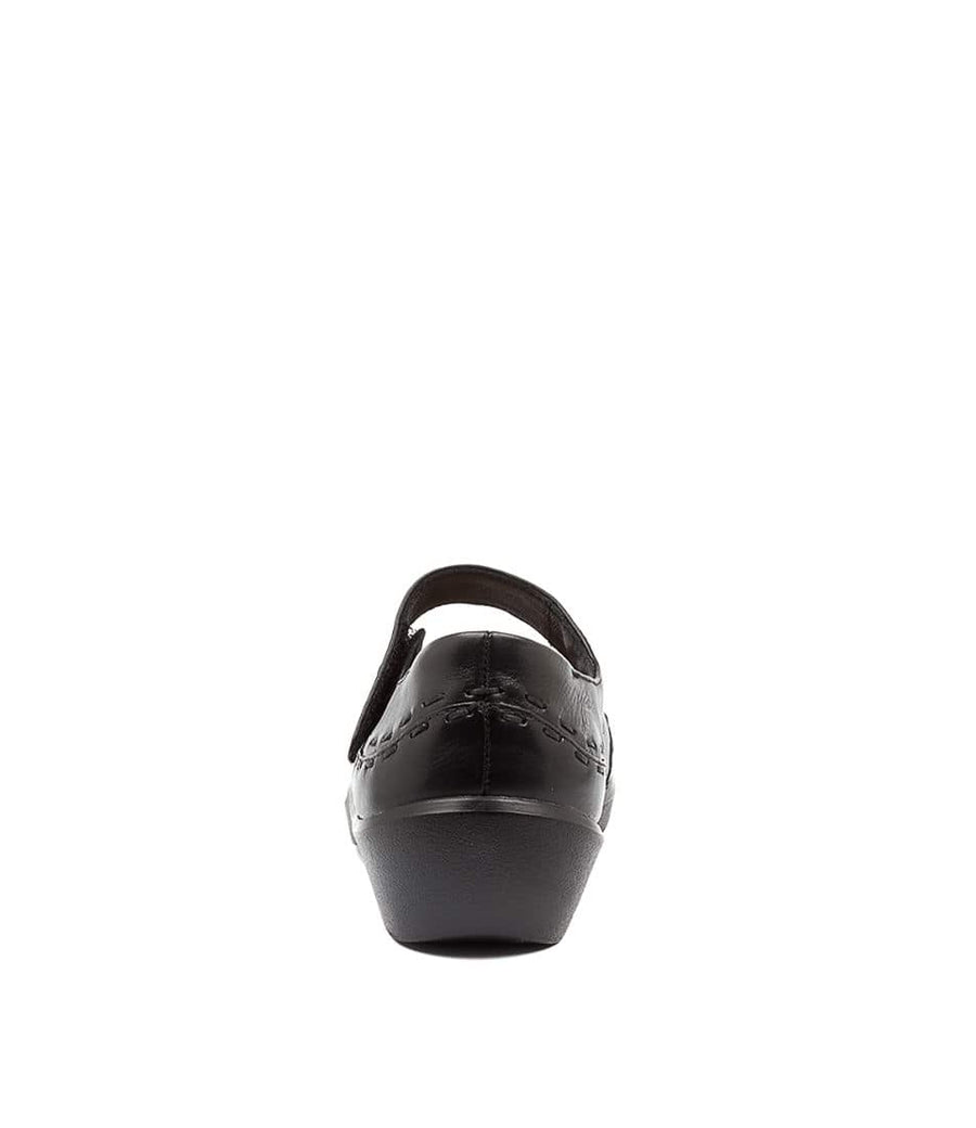 Women's Ziera Gummibear in Black Leather sku: ZR10070BLALE