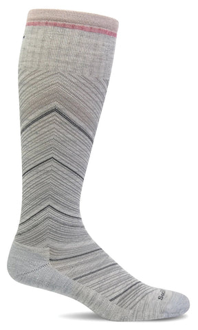 Full Flattery Women's Wide Calf Compression Ash by Sockwell